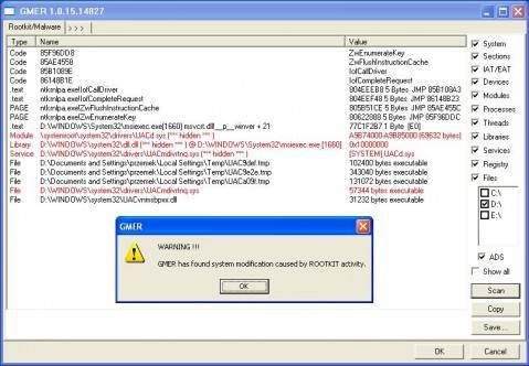 gmer rootkit 479x332 Top Free Anti Rootkit Software to protect your computer