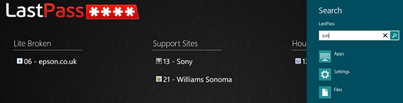 Windows 8 LastPass