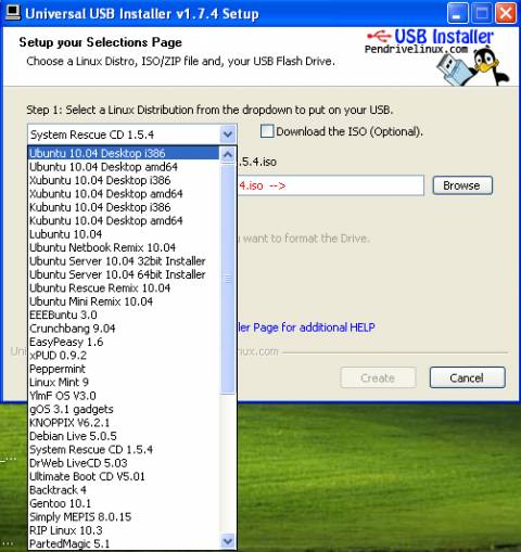 universal usb installer simpplicity linux